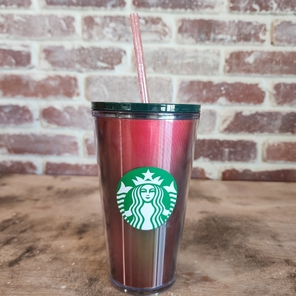 Starbucks Winter Holidays Lenticular Holographic Cold Cup 16oz 2019